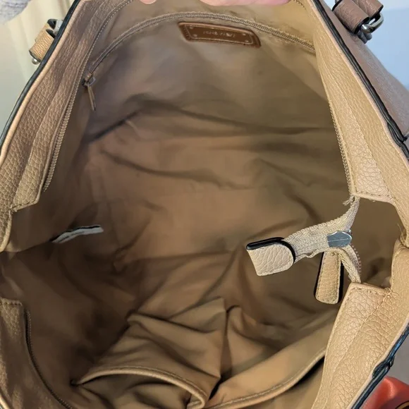 Nine West Tote Bag with Scarf Accent & Perfume  Bag Charm - Picture 8 of 8